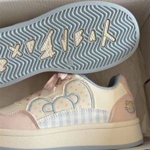 Kitty Embroidered Soft Sneakers