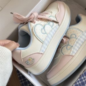 Kitty Embroidered Soft Sneakers