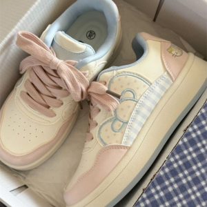 Kitty Embroidered Soft Sneakers