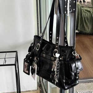Y2K Moto Shoulder Bag