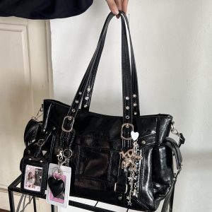 Y2K Moto Shoulder Bag