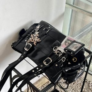 Y2K Moto Shoulder Bag