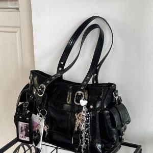 Y2K Moto Shoulder Bag