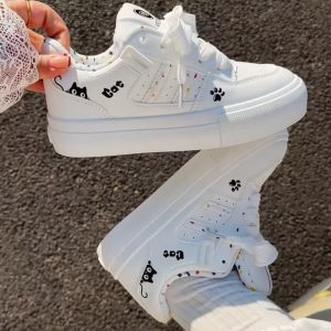 Kitty Paw Platform Sneakers