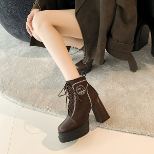 Korean Lace-Up Platform