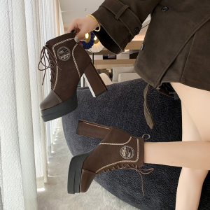 Korean Lace-Up Platform