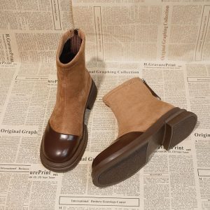 Retro Chic Ankle Boots
