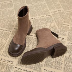 Retro Chic Ankle Boots