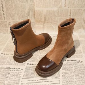 Retro Chic Ankle Boots