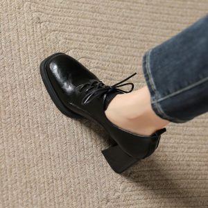 Vintage Oxford Lace-Up Heels