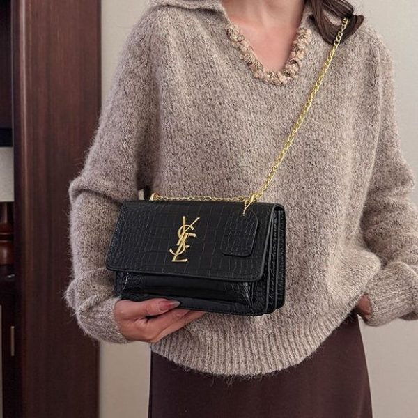 Luxe Chain Crossbody Bag