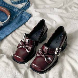 Bow Mary Jane Heels