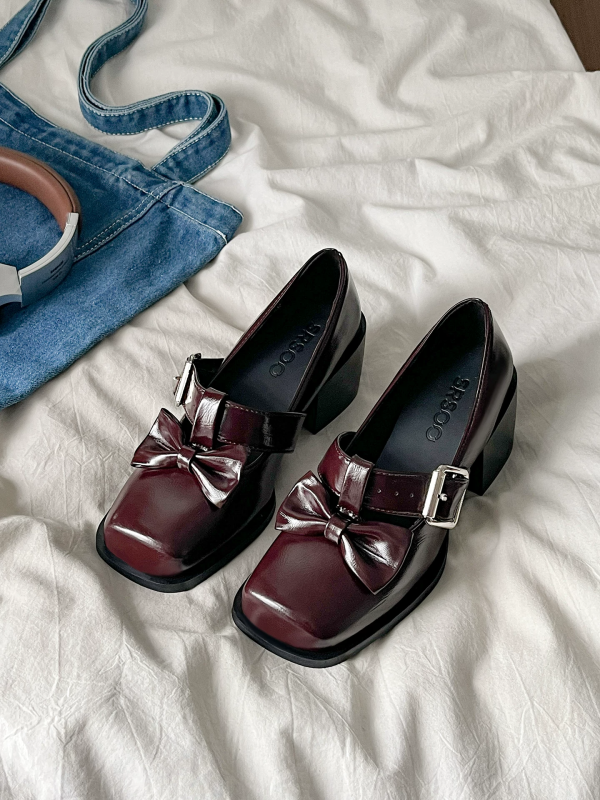 Bow Mary Jane Heels