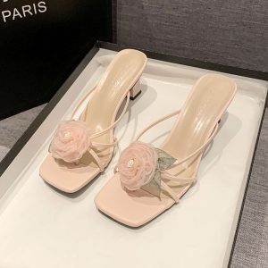 Chic Open Heel Sandals