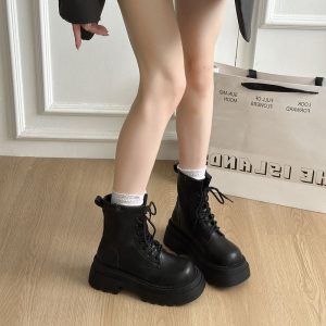 Vintage Lace-Up Combat Boots