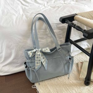 Vintage Suede Tote Bag