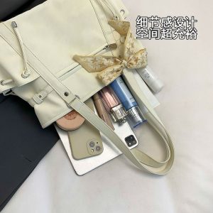 Vintage Suede Tote Bag